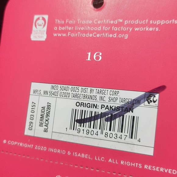 NOS Ingrid & Isabel Bermuda Maternity Black shorts w/ crossover back 16 - Picture 4 of 8